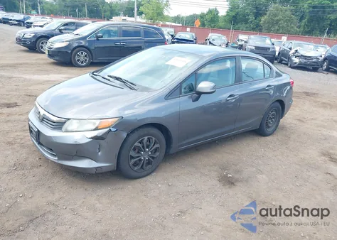 2012 Honda Civic Lx z USA, uszkodzony, nr VIN 2HGFB2E50CH514811